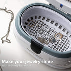 Magnasonic Professional Ultrasonic Jewelry Cleaner Machine for Cleaning Eyeglasses, Watches, Rings, Necklaces, Coins, Razors, Dentures, Combs, Tools, Parts, Instruments (CD2800)