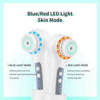 MALKERT Facial Cleansing Brush with 5 Brush Heads, 3 Modes Skin Care Brush Device for Deep Cleansing and Scrubbing, Exfoliating