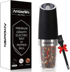 Gravity Electric Pepper or Salt Grinder Mill-Matte Black