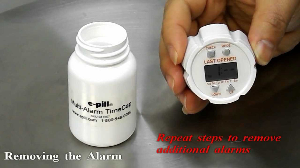 E-pill Multi-Alarm TimeCap