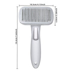 Meeluke Self Cleaning Grooming Slicker Brush for Cats and Dogs