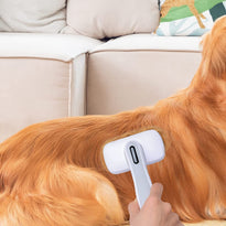 Meeluke Self Cleaning Grooming Slicker Brush for Cats and Dogs