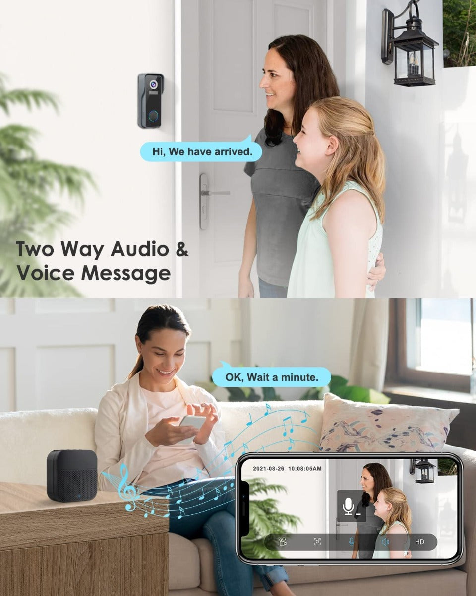 MUBVIEW WiFi Video Doorbell Camera