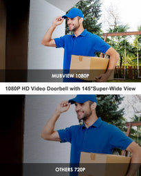 MUBVIEW WiFi Video Doorbell Camera