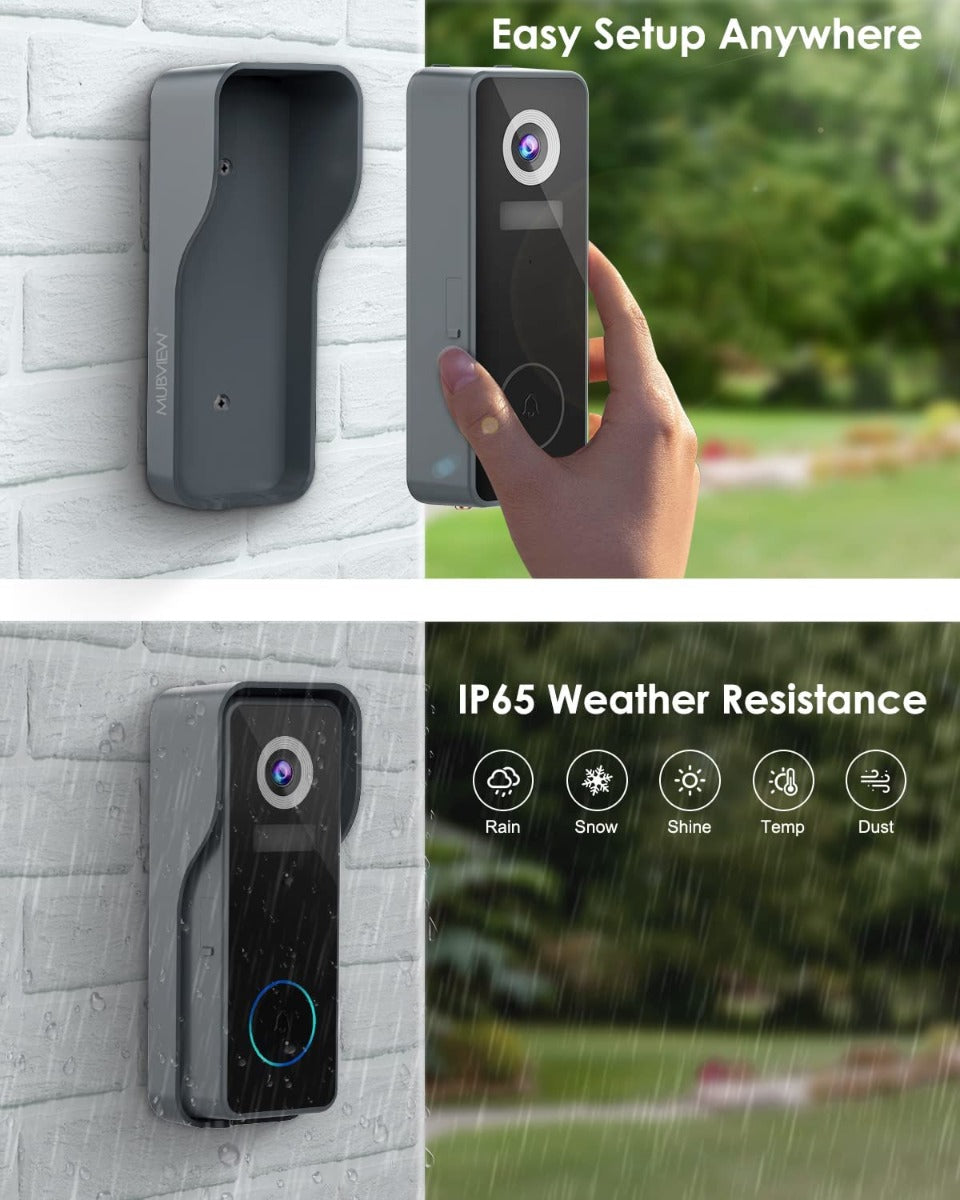 MUBVIEW WiFi Video Doorbell Camera