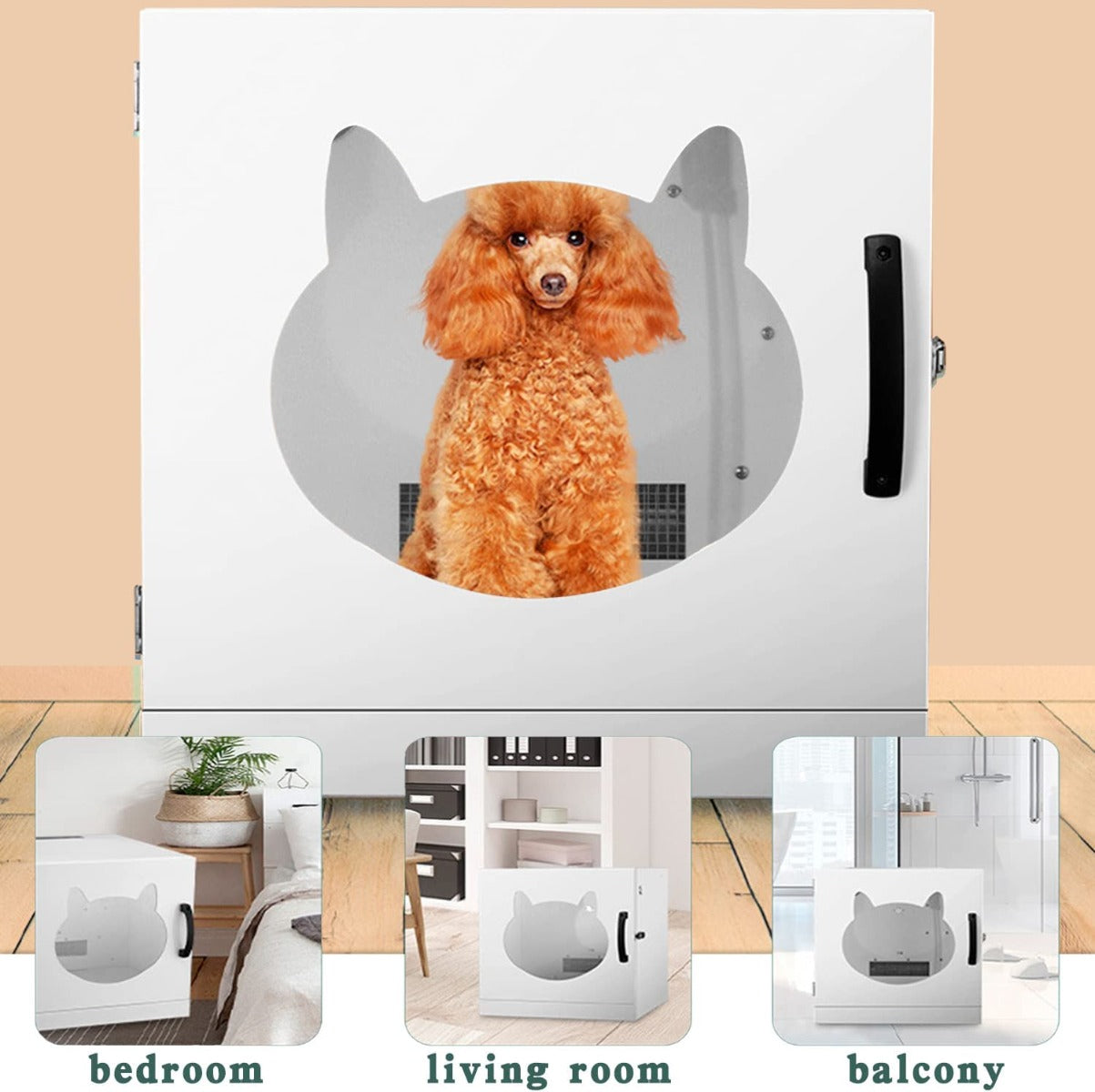 MXICNC Pet Drying Box Large Fully Automatically for Small / Medium Dog & Cat