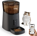 Video Automatic Pet Feeder with Camera 6L 2-Way Audio, Mobile Phone Control, Timed Feeder, Desiccant Bag Up to 8 Meals per Day
