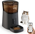 Video Automatic Pet Feeder with Camera 6L 2-Way Audio, Mobile Phone Control, Timed Feeder, Desiccant Bag Up to 8 Meals per Day