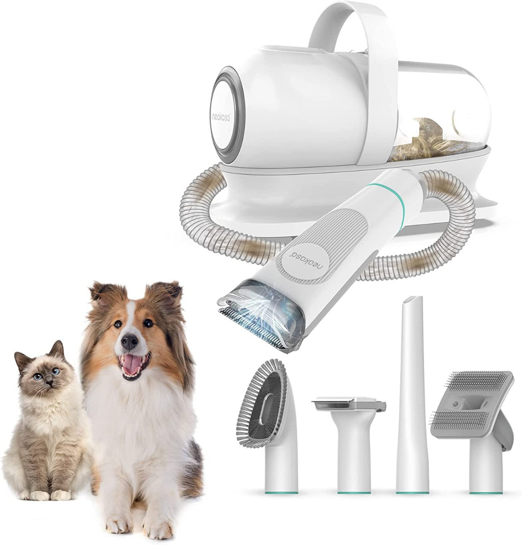 Neakasa by neabot P1 Pro Pet Grooming Kit & Vacuum Suction 99% Pet Hair, Dog Grooming Kit