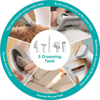 Neakasa by neabot P1 Pro Pet Grooming Kit & Vacuum Suction 99% Pet Hair, Dog Grooming Kit