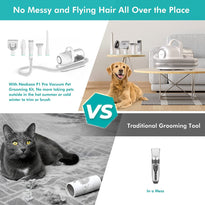Neakasa by neabot P1 Pro Pet Grooming Kit & Vacuum Suction 99% Pet Hair, Dog Grooming Kit