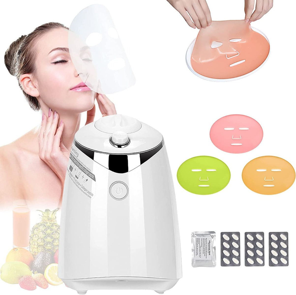 Professional DIY Face Mask Maker Machine Automatic Vegetable Face Mask Natural Collagen Fruit / Face Cream Making Beauty Facial SPA
