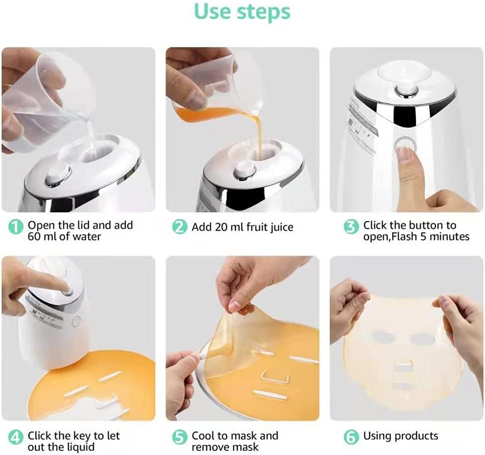 Professional DIY Face Mask Maker Machine Automatic Vegetable Face Mask Natural Collagen Fruit / Face Cream Making Beauty Facial SPA