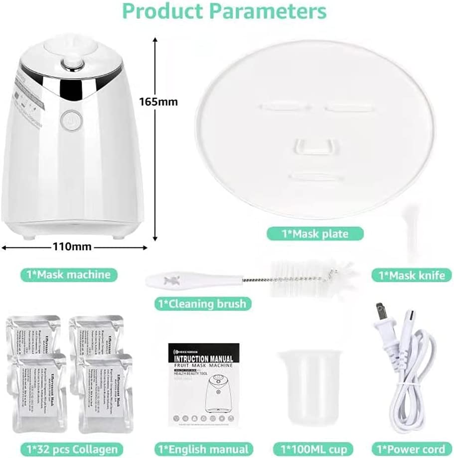 Professional DIY Face Mask Maker Machine Automatic Vegetable Face Mask Natural Collagen Fruit / Face Cream Making Beauty Facial SPA