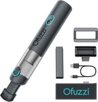 Ofuzzi H8 Apex Cordless Handheld Vacuum Cleaner, 30AW Powerful Suction, 1.2lbs Lightweight, 120ml Dustbowl and Dual Filtration System, 30 Mins Runtime for Pet, Car, Home and Narrow Spaces