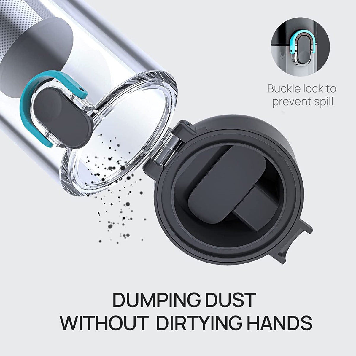 Ofuzzi H8 Apex Cordless Handheld Vacuum Cleaner, 30AW Powerful Suction, 1.2lbs Lightweight, 120ml Dustbowl and Dual Filtration System, 30 Mins Runtime for Pet, Car, Home and Narrow Spaces