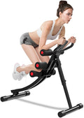 ONETWOFIT Core & Abdominal Trainers Workout Machine with Height Adjustable & LCD Display OT129