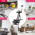 ONETWOFIT Core & Abdominal Trainers Workout Machine with Height Adjustable & LCD Display OT129