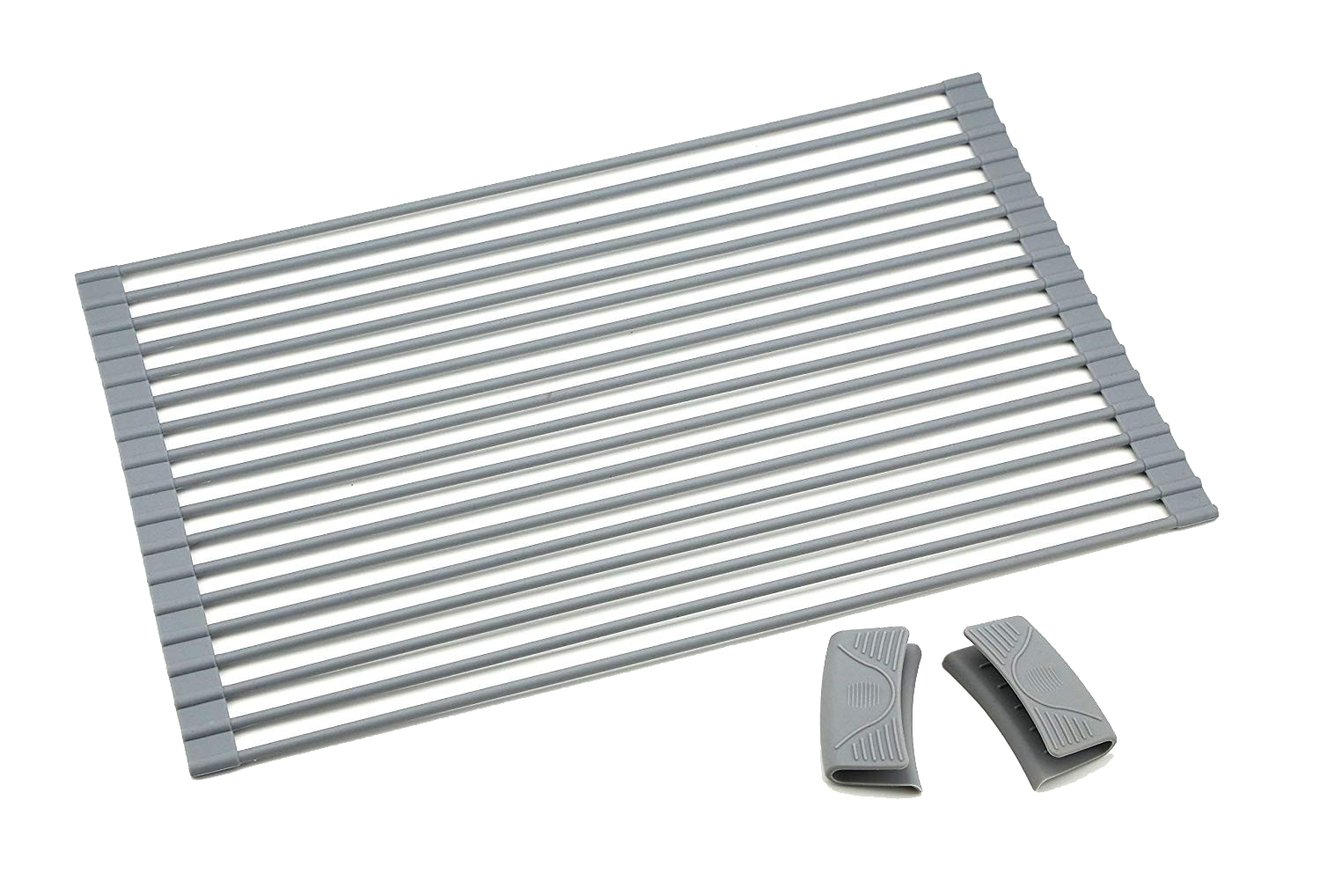 Over the Sink Roll-Up Drying and Rinsing Rack