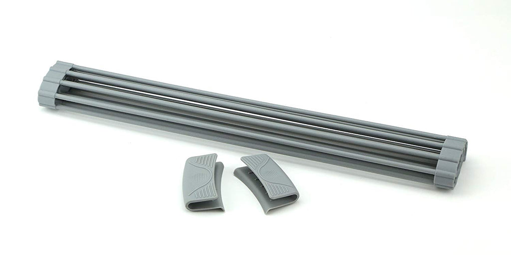 Over the Sink Roll-Up Drying and Rinsing Rack