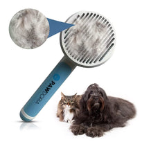 Pawdoria Self Cleaning Grooming Slicker Brush for Cats and Dogs