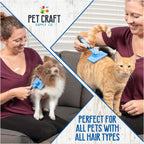 Pet Craft Supply Self Cleaning Grooming Slicker Brush for Cats and Dogs