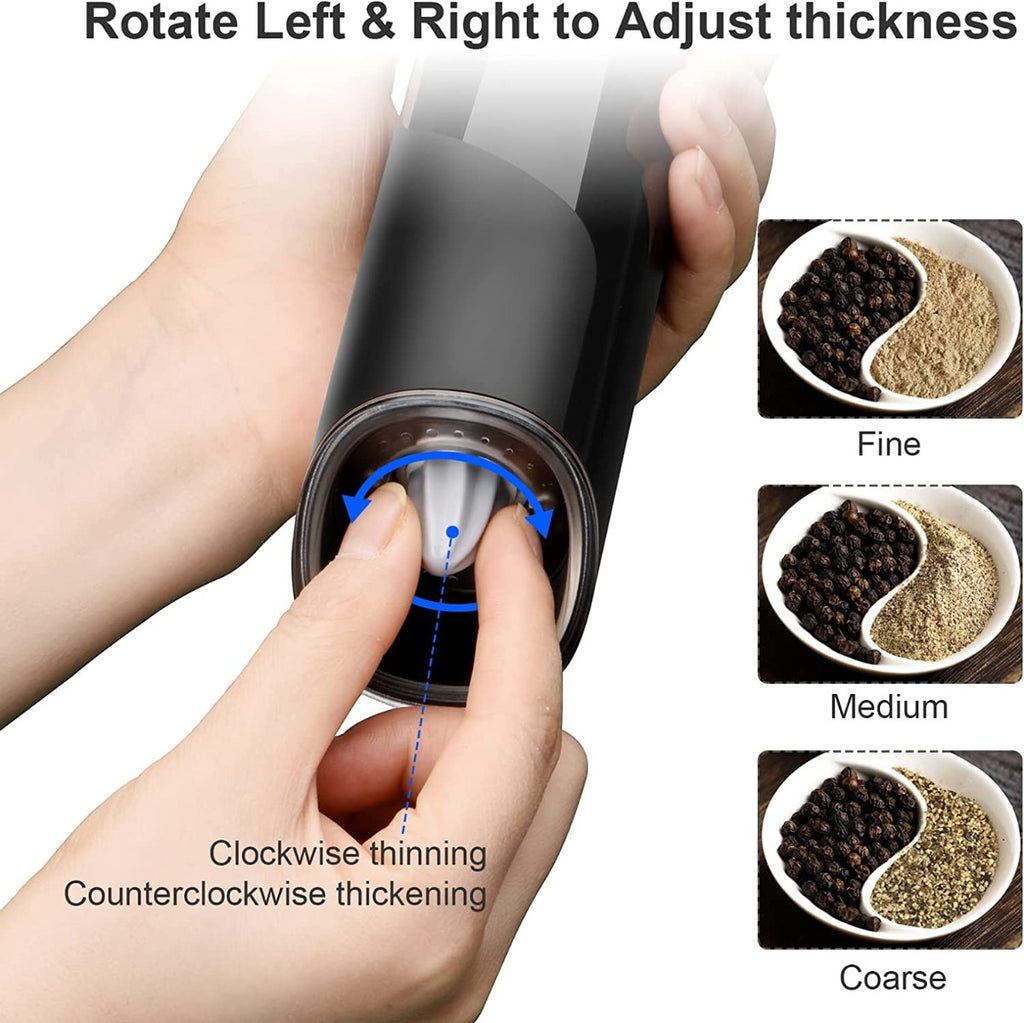 COKUNST Electric Salt and Pepper Grinder Set