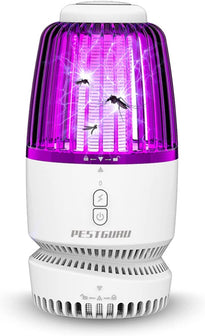 PESTGURU Indoor /Outdoor Fly, Mosquito, Bug, Gnat & Moth Traps with High Powered Electric