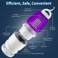 PESTGURU Indoor /Outdoor Fly, Mosquito, Bug, Gnat & Moth Traps with High Powered Electric