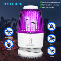 PESTGURU Indoor /Outdoor Fly, Mosquito, Bug, Gnat & Moth Traps with High Powered Electric