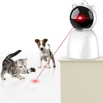 Rechargeable Automatic Motion Activated Laser Toys Kitten/Dogs, Large Capacity Battery, Adjustable Speed and Circling Ranges (M)