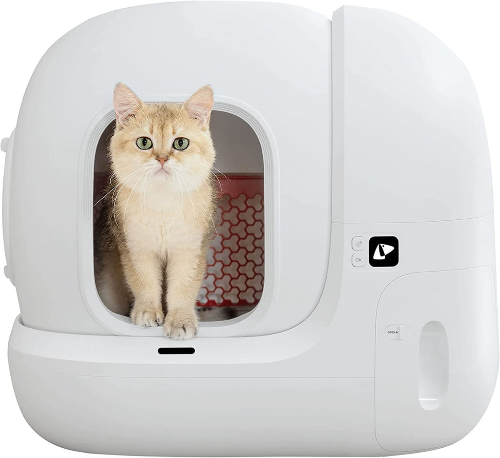 PETKIT New Version Pura Max Self-Cleaning Cat Litter Box with Large Capacity fr Multiple Cats, xSecure/Odor Removal/APP Control