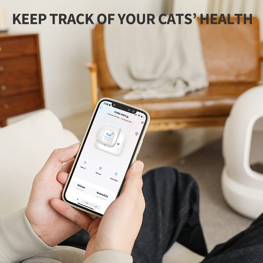 PETKIT New Version Pura Max Self-Cleaning Cat Litter Box with Large Capacity fr Multiple Cats, xSecure/Odor Removal/APP Control