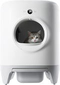 PETKIT Pura X Self-Cleaning Cat Litter Box for Multiple Cats with Mat