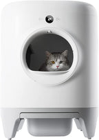 PETKIT Pura X Self-Cleaning Cat Litter Box for Multiple Cats with Mat