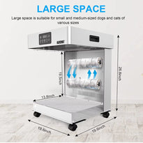 PGOT Fully Automatic Pet Hair Dryer for Small Medium Dog and Cat