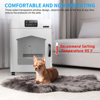 PGOT Fully Automatic Pet Hair Dryer for Small Medium Dog and Cat