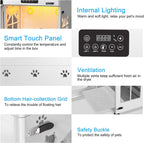 PGOT Fully Automatic Pet Hair Dryer for Small Medium Dog and Cat