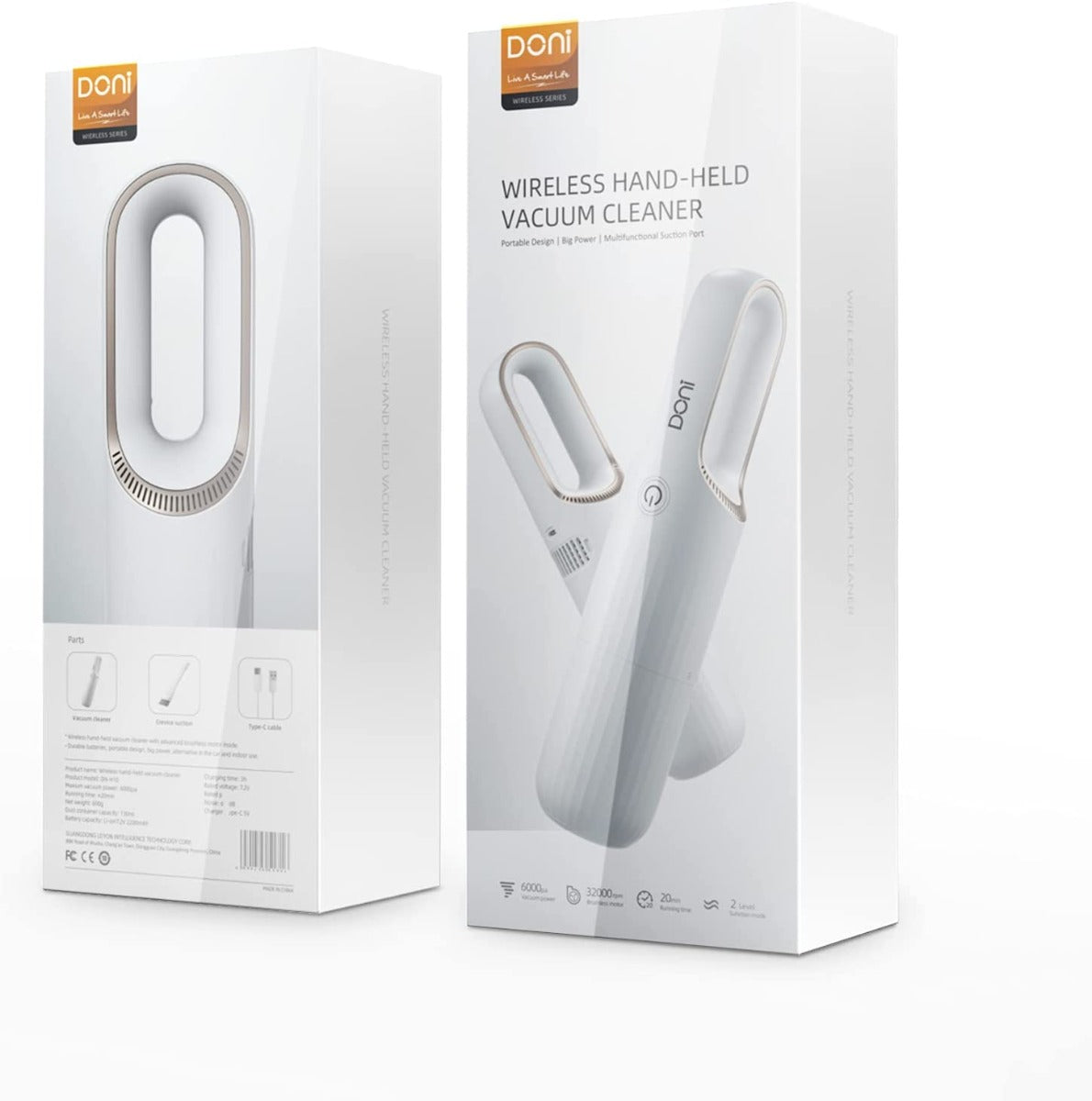 Handheld Portable Car Vacuum with Powerful Suction for Home, Office, Car, Pet Hair