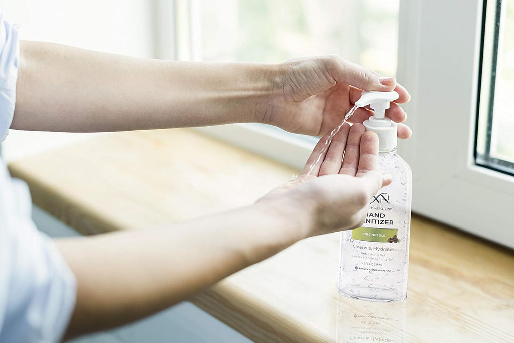 NxN Beauty Advanced Hand Sanitizer Refreshing Gel, with 70% Alcohol, 36 Total FL OZ - 3 Pack of 12 OZ (354ml Each)