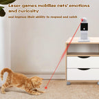 PKNOVEL Automatic Move Interactive Glowing Toy for Cats/Dogs/Puppy, Handle Control