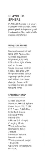 Playbulb Smart Lighting