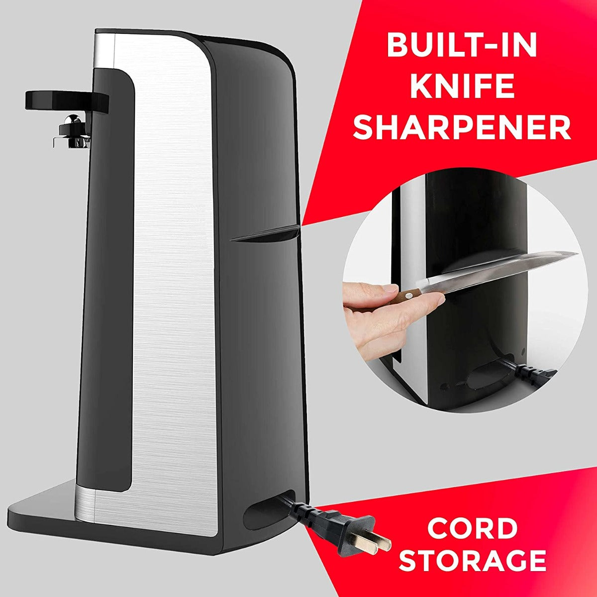 POHL SCHMITT Electric Can Opener, Knife Sharpener and Bottle Opener