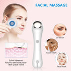 Facial Cleansing Brush with Dual Back Face Massage, 5 Different Brush Heads for Deep Cleansing, Gentle Exfoliating, Removing Blackhead and Massaging
