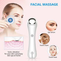Facial Cleansing Brush with Dual Back Face Massage, 5 Different Brush Heads for Deep Cleansing, Gentle Exfoliating, Removing Blackhead and Massaging