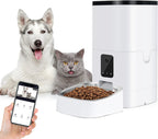 PUMPKII 4L Programmable Automatic Dog Feeder with Camera for Cats and Small Dogs