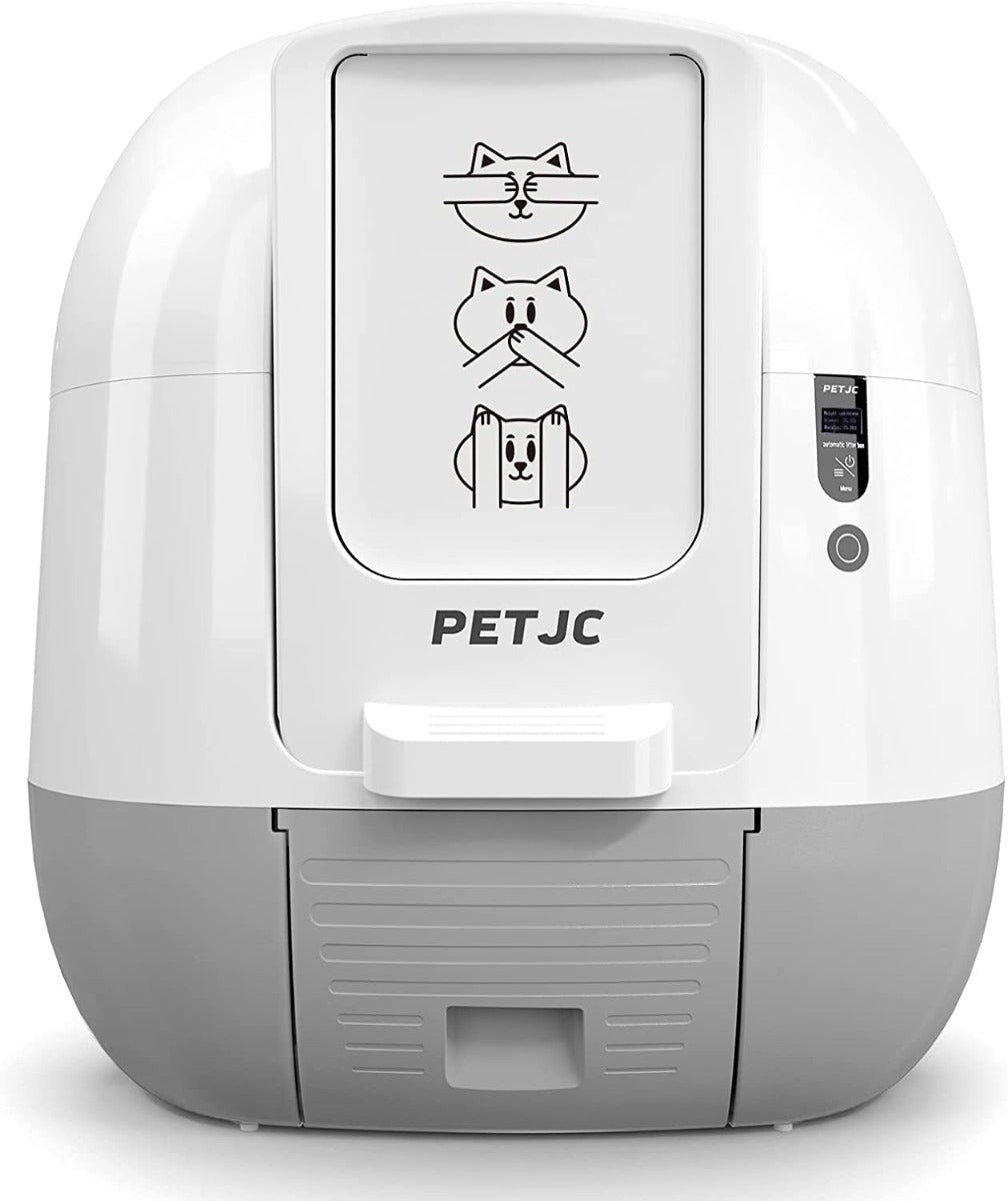 PETJC Automatic Self-Cleaning Cat Litter Box APP Control , Ozone Deodorization for Multiple Cats