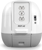 PETJC Automatic Self-Cleaning Cat Litter Box APP Control , Ozone Deodorization for Multiple Cats