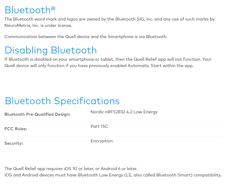 Quell Wearable Chronic Pain Relief Kit