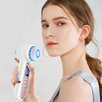 Raxurt Electric Facial Cleansing Brush with Blackhead Remover Vacuum, Upgraded Strong Suction Rechargeable Lightweight Pore Cleanser Sucker Tool with LCD Screen and Stand for Women Men